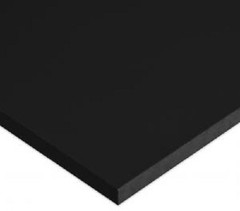HDPE King Starboard Plastic Sheet – 1/2″ Thick (12mm) – Black – 24″ x 48″