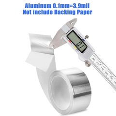 Aluminum Foil Tape 2″ x 65ft | 3.9 Mil High-Temp HVAC Tape for Ductwork & Vents*