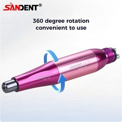 NSK Style Dental LED E-generator Fiber Optic High Speed Handpiece 3Spray 4 Holes