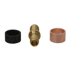 10) 3/8″ PEX X 3/8 PB (POLYBUTYLENE) SPLICING REPAIR KIT LEAD FREE COUPLING+RING