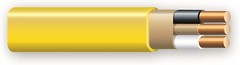 CerroMax SlipWire 12/2 with ground Residential Building Wire Cable NM-B / 25ft