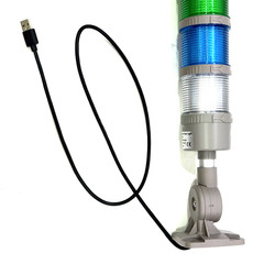 5-Stack USB LED Andon Tower Signal Light indicator Buzzer 5VDC Industrial Warn