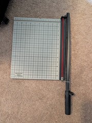 Boston 12″ Paper Trimmer #26912 Paper Guillotine Cutter Photography Made USA 90s