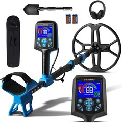 Metal Detector for Adults Professional, Double-D Waterproof Search Coil Gold …