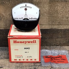 Vintage Honeywell MM2 NULL C INDICATOR Panel Meter *Unused NOS*Made In USA 🇺🇸