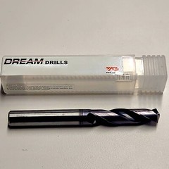 9.7mm SOLID CARBIDE DREAM DRILL 3XD TiAlN COATED W/ COOLANT #DH451097 47mmLOC