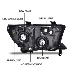 Front Headlight Pair Toyota Tundra 2007-2013 Sequoia 2008-2017 811100C051