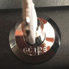 GC123 2 NEW KEYS Sentry Pistol Safe Code:GC123 Handgun Key Models QAP1E & QAP1BE