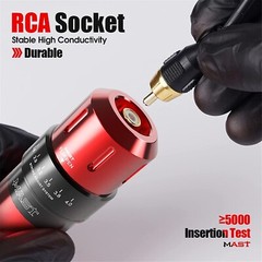 Adjustable Six Stroke Lengths Custom Coreless Motor RCA Interface Tattoo Rotary