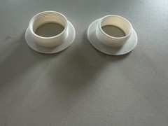 Ceiling Grid Cable Pass Through Grommet 2 Pack – Low Voltage AV Insert-Paintable