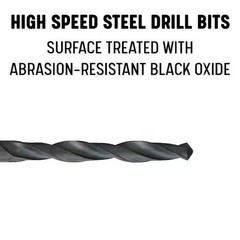 1/4 in Carbon Steel NPT Pipe Tap & 7/16 in HSS Drill Bit Set 2-Piece Threading