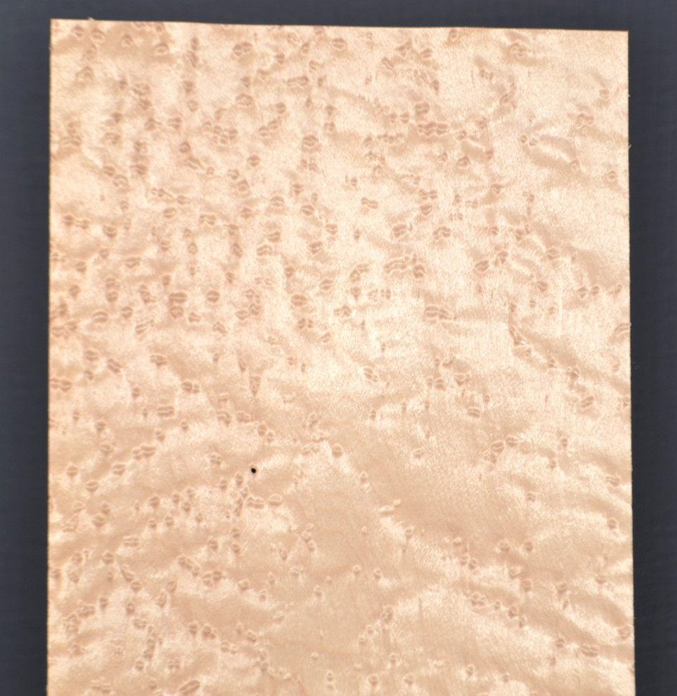 Birdseye Maple Raw Wood Veneer Sheet 6.5 x 31 inches 1/42nd thick 35138-87