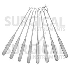 8 Pcs Thomas Uterine Curettes Set 11″ OB/Gynecology Instruments German Grade
