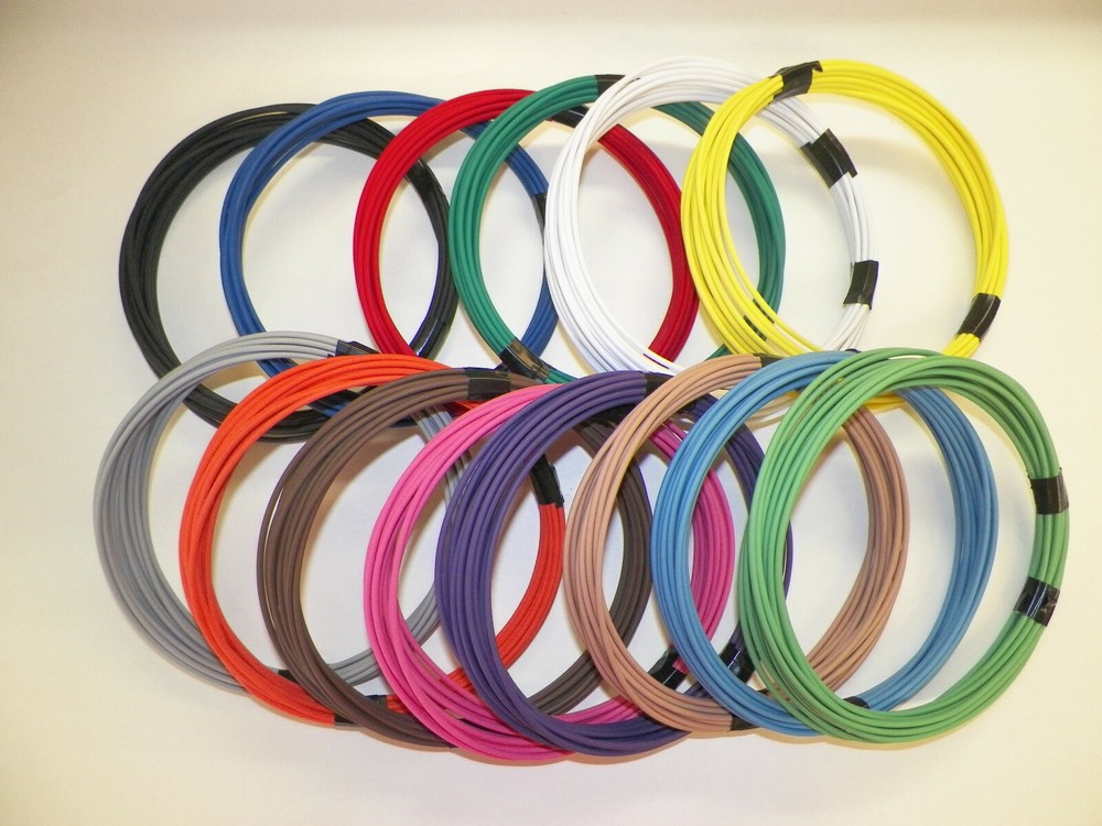 16 gauge GXL wire – Individual Solid Color and Size Options