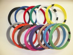 18 gauge TXL wire – Individual Solid Color and Size Options