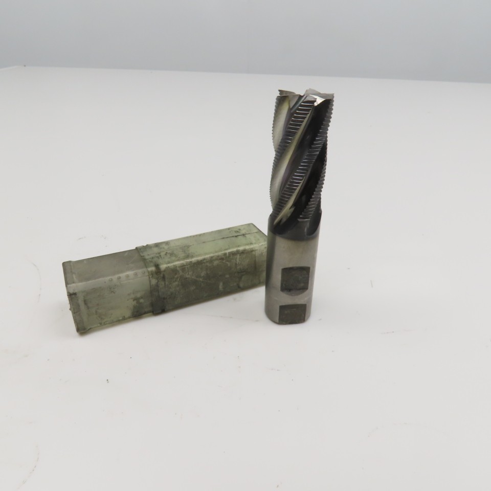 Hanita 1″ Diam. 5 Flute Spiral Roughing End Mill M42 Cobalt 1″ Weldon 2″ LOC