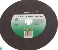 Masonry Cut-Off Wheel 12″ x 5/32″ x 20mm Forney 72353 Saw Blade C24R5F Type 1