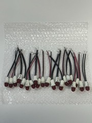 Lot of 21 VCC 1050A1 Red Neon Indicator Light Pilot Lamp 125VAC 1/2W Brand New