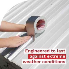 5x Strong Waterproof Tapes, Aluminum Butyl Tapes 2in x 90ft, RV, Roof, Metal