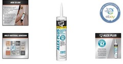 Siliconized 10.1oz White Caulk: Fast Curing and Flexible Paint Sealant Solution