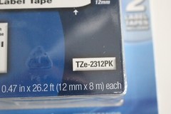 Brother Laminated Label Tape 1/2″ TZe-2312PK NEW