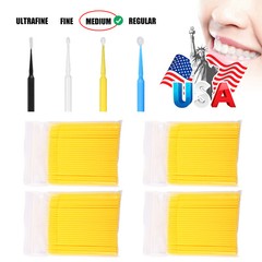 Micro Brushes Applicators Microbrush Dental (Regular, Fine, Super Fine) USA