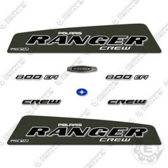 Fits Polaris Ranger 800 EFI CREW Decal Kit Utility Vehicle – 7 YEAR 3M VINYL!