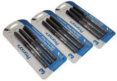 3 PACKS 9 PENS Promarx® ULTRA FINE PENS PRECISE AND VIVID LINES BLACK INK 0.5mm