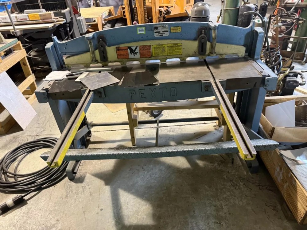 Pexto 152-K 52″ x 16 Ga Sheet Metal Mechanical Foot Stomp Shear Roper Whitney