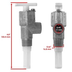Caltric Fuel Tap Shutoff For Massey Ferguson 20E 30E 30H 40E 898540M92