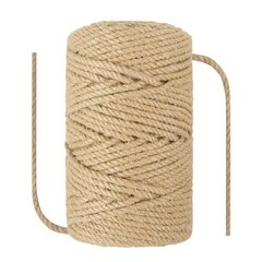 1/4 in (6 mm) X 328 Ft (100 Meters) Natural Sisal Hemp Rope Heavy Duty Thick …