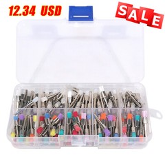 Disposable Dental Prophy Polishing Brush Latch Flat Type Rainbow 200Pcs/Box