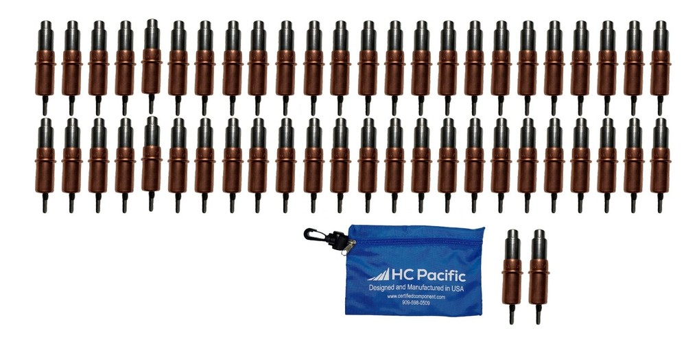 50 each CHD 1/8 Heavy Duty Clecos & Pouch- Made in USA