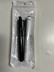 Lightweight Medical LED Penlights with Ruler & Pupil Gauge – Black/White
