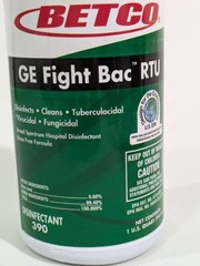 Betco GE Fight Bac RTU Disinfectant 390 Cleaner 32oz / 1 Quart Bottle [946 mL]