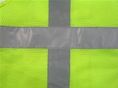 FX Safety Class 2 High Visibility Safety Vest: Solid Lime Front/ Mesh Back