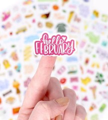 bloom daily planners New Holiday Seasonal Sticker Sheets 6 Sheets 250+