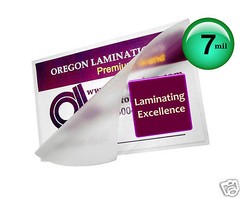 1000/pk 7 Mil Prayer Cards size Hot Laminating Pouches 2-3/4 x 4-1/2, 2.75 x 4.5