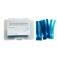 100Pcs Dental Anterior Restoration Matrix Composite Resin Matrices Blue Strip