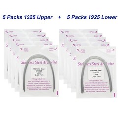 100Pcs Dental Orthodontic Arch Wire Stainless Steel NiTi Ovoid Natural 014 16X22