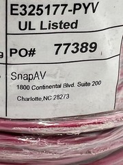 SnapAV SP-184PL-SLD-500-RD 500FT Plenum Rated Solid Copper Security Wire