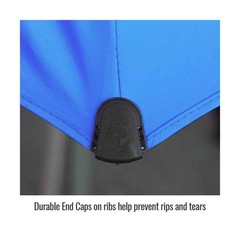 Industrial Flame Resistant Umbrella UB200 – Blue, 87.5 Inches