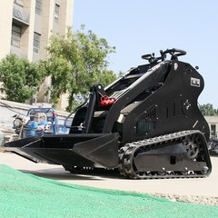 13.5HP Gas Engine Mini Skid Steer Loader Compact Stand On Loader w/Bucket EPA