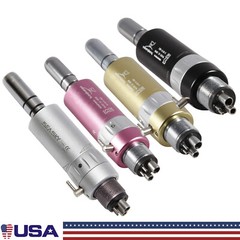 NSK Style Dental Slow Low Speed Air Motor Handpiece E-type 4holes Midwest M4 Or