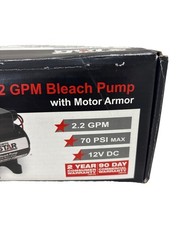 NorthStar 2.2 GPM 70 PSI Soft Wash and Disinfectant Bleach Pump With Motor Armor