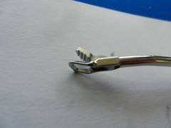 F14 Symmetry Surgical Arthroscopic Punch Up 15°, Curved Right, 3.6mm Bite