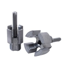 2pcs Integrated Internal & External Pipe Threading-Tool,PVC Pipe Threader Kit