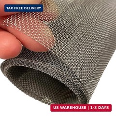 304 Stainless Steel Wire Mesh Screen,15.7 X 59 Inches, 1mm Hole 20 Mesh, No Rust