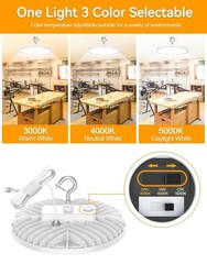 10 PACK 150W UFO LED High Bay Lights 4500K/5000K/5700K Commercial Lamp Dimmable