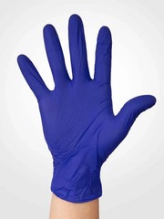 100 Small 4mil Indigo Blue Nitrile Medical Exam Gloves Latex Free Powder Free